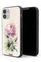 Apple iPhone 11 Protective Case Watercolor Rose Paint Art