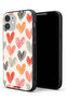Apple iPhone 11 Protective Case Hearts Art