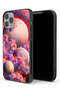 غطاء حماية لجهاز Apple iPhone 12 Pro Max بطبعة غيوم وفن تجريدي