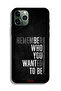 جراب حماية لجهاز Apple iPhone 11 Pro Max تذكر من أردت أن تكون - 2