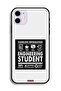 جراب حماية لجهاز Apple iPhone 12 - ملصق طالب هندسة - 2