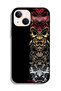 غطاء حماية لهاتف Apple iPhone 13 mini برسومات فنية للرؤوس - 2