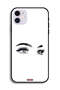 جراب حماية لجهاز Apple iPhone 12 برسومات عيون فنية - 2