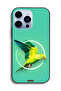 غطاء حماية لجهاز Apple iPhone 13 Pro بتصميم فن تجريدي ببغاء - 2