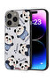 غطاء حماية لجهاز أبل آيفون 15 برو ماكس بنقشة الباندا