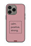 غطاء حماية لجهاز Apple iPhone 15 Pro Max، هادئ وإيجابي وقوي - 2