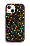 Apple iPhone 13 mini Protective Case Music Fabric Pattern - 2