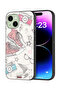 غطاء حماية لجهاز Apple iPhone 15 Plus من القماش بتصميم حذاء وفن كاميرا