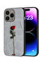 غطاء حماية لجهاز Apple iPhone 15 Pro Max وردي على ورق