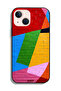 جراب حماية لجهاز Apple iPhone 13 mini برسومات جدارية ملونة - 2