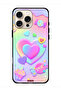 غطاء حماية لجهاز Apple iPhone 16 Pro Max بتصميم قلوب البوب
