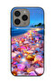 غطاء حماية لجهاز Apple iPhone 15 Pro Max بتصميم أحجار فنية - 2