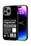 غطاء حماية لجهاز Apple iPhone 15 Pro Max مع ملصق مبرمج