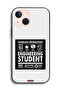 جراب حماية لجهاز Apple iPhone 13 mini - ملصق طالب هندسة - 2