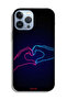 Apple iPhone 13 Pro Max Protective Case Touching Hand Making Heart - 2