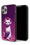 جراب حماية لجهاز Apple iPhone 12 Pro Max بتصميم قطة لطيفة