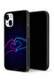 Apple iPhone 14 Protective Case Touching Hand Making Heart