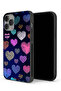 جراب حماية لجهاز Apple iPhone 14 Pro Max بنقشة قلوب داجا