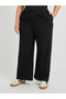 Plus Size Wide Leg Joggers with Drawstring - 2