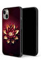 جراب حماية لجهاز Apple iPhone 13 mini بتصميم زهور تجريدية