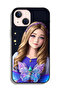جراب حماية لجهاز Apple iPhone 13 mini بتصميم فتاة فراشة لطيفة - 2