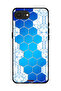 غطاء حماية لجهاز Apple iPhone 16e بنمط شبكات أيقونات سداسية الشكل من Honeycomb
