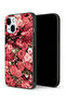غطاء حماية لجهاز Apple iPhone 14 Plus بلون الخوخ والورود