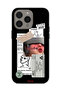 غطاء حماية لجهاز Apple iPhone 15 Pro Max بملصق لطيف - 2