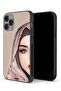 جراب حماية لجهاز Apple iPhone 14 Pro Max بتصميم فتاة نصف الوجه