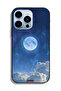 غطاء حماية لجهاز Apple iPhone 13 Pro بتصميم غيوم القمر - 2