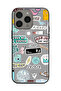 غطاء حماية لجهاز Apple iPhone 15 Pro Max بملصقات Good Vibes - 2