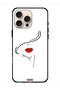 غطاء حماية لجهاز Apple iPhone 16 Pro Max بتصميم وجه فتاة