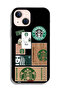 جراب حماية لجهاز Apple iPhone 13 mini بملصق ستاربكس - 2