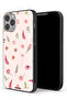 جراب حماية لجهاز Apple iPhone 12 Pro Max بنقشة أوراق وورود