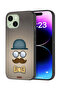 Apple iPhone 15 Plus Protective Case Cover ManS Head Art