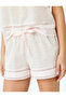 Cotton Comfortable Fit Fisto Detailed Textured Shorts Pajama Bottoms - 5