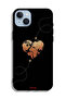 Apple iPhone 14 Plus Protective Case Airplanes Touching Heart - 2
