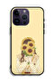 غطاء حماية لجهاز Apple iPhone 14 Pro Max بغطاء الوجه مع زهور عباد الشمس - 2