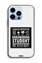 جراب حماية لجهاز Apple iPhone 13 Pro - ملصق طالب هندسة - 2