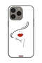 غطاء حماية لجهاز Apple iPhone 15 Pro بتصميم وجه فتاة - 2