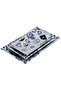 Porcelain Serving Dish Set, Rectangular, 3 Pieces - Blue Eye Pattern