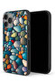 جراب حماية لجهاز Apple iPhone 14 Pro Max بنمط تجريدي من الأحجار