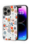 غطاء حماية لجهاز Apple iPhone 15 Pro Max بنقشة زهور قطنية