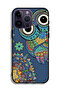 غطاء حماية لجهاز Apple iPhone 14 Pro Max بتصميم بومة زهرية - 2