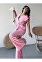 Women's Oversize Tie-Up Vest Trousers Suit Pink - 6