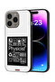 غطاء حماية لجهاز Apple iPhone 15 Pro Max بملصق فيزيائي
