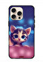 غطاء حماية لجهاز Apple iPhone 16 Pro Max بتصميم قطة صغيرة