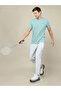Men Solid Round Neck Slim Fit T-Shirt with Technocool+ - 3