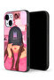 غطاء حماية لهاتف Apple iPhone 14 Plus بتصميم فتاة صغيرة