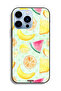 جراب حماية لجهاز Apple iPhone 13 Pro بتصميم فن الألوان المائية والفواكه - 2